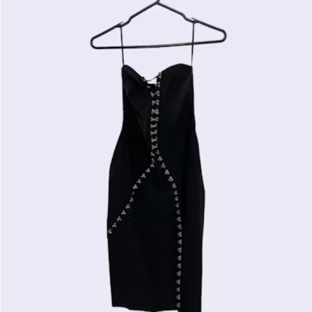 Bec + Bridge Black Sleeveless Sheath Dress